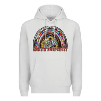 Dove Grey autism avareness football Premium Hoodie - SublimationCraftShop