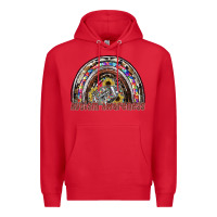 Red autism avareness football Premium Hoodie - SublimationCraftShop