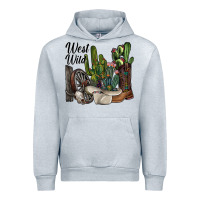 Heather Grey west wild Urban Hoodie - SublimationCraftShop