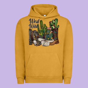 West Wild Urban Hoodie Designed By Sublimationcraftshop
