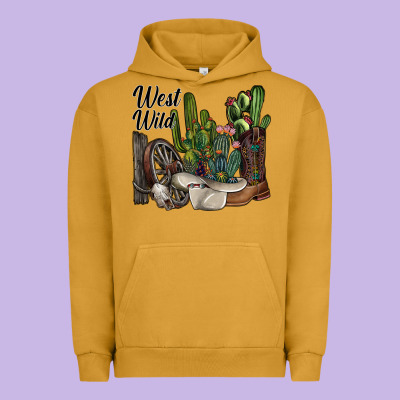 West Wild Urban Hoodie Designed By Sublimationcraftshop