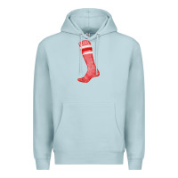 Blue Mist red sock fa element Premium Hoodie - FaDigitalArtStudio