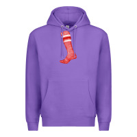 Purple red sock fa element Premium Hoodie - FaDigitalArtStudio