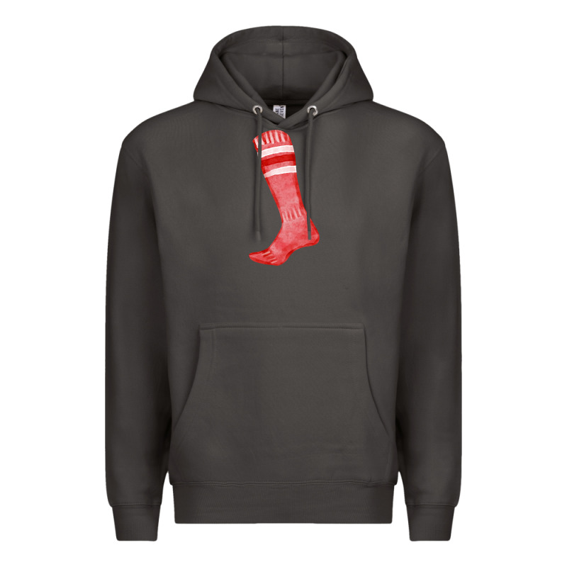 Red Sock Fa Element Premium Hoodie by FaDigitalArtStudio | Teevron