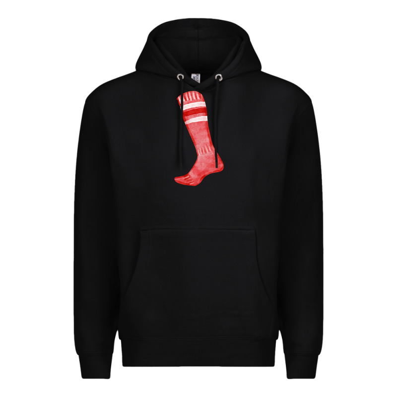 Red Sock Fa Element Premium Hoodie by FaDigitalArtStudio | Teevron