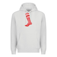 Dove Grey red sock fa element Premium Hoodie - FaDigitalArtStudio