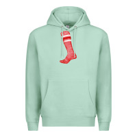 Seafoam red sock fa element Premium Hoodie - FaDigitalArtStudio