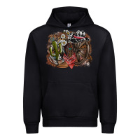 Black western Urban Hoodie - SublimationCraftShop