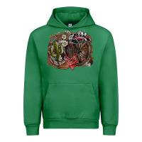 Emerald western Urban Hoodie - SublimationCraftShop