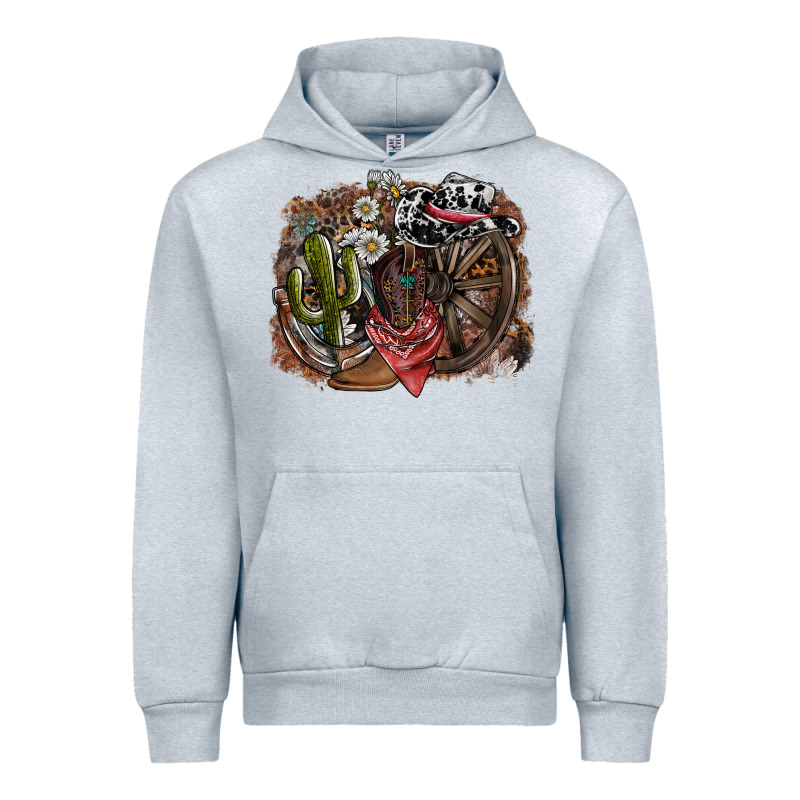 Western Urban Hoodie by SublimationCraftShop | Teevron
