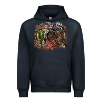 Navy western Urban Hoodie - SublimationCraftShop