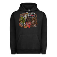 Pigment Black western Urban Hoodie - SublimationCraftShop