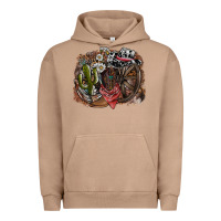 Pigment Burro western Urban Hoodie - SublimationCraftShop