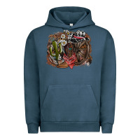 Pigment Midnight Navy western Urban Hoodie - SublimationCraftShop