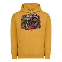 Pigment Peanut Butter western Urban Hoodie - SublimationCraftShop