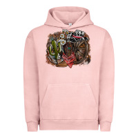 Pigment Salmon western Urban Hoodie - SublimationCraftShop
