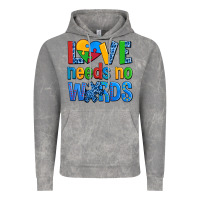 Cloud Rock love needs no words autism Vintage Hoodie - AdoDesignShop