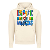 Vintage Artic love needs no words autism Vintage Hoodie - AdoDesignShop