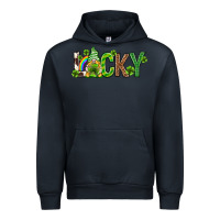 Navy Love horseshoe St. Patrick's Day Urban Hoodie - Neo Western