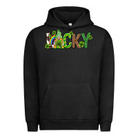 Pigment Black Love horseshoe St. Patrick's Day Urban Hoodie - Neo Western