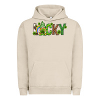 Pigment French Oak Love horseshoe St. Patrick's Day Urban Hoodie - Neo Western