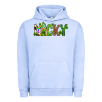 Pigment Grape Ice Love horseshoe St. Patrick's Day Urban Hoodie - Neo Western