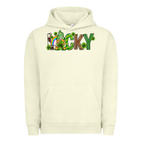 Pigment Pistachio Love horseshoe St. Patrick's Day Urban Hoodie - Neo Western