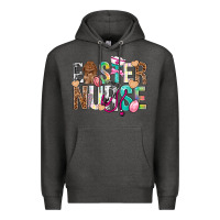 Charcoal Heather Easter Nurse Easter Day Premium Hoodie - Neo Western