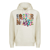 Oatmeal Heather Easter Nurse Easter Day Premium Hoodie - Neo Western