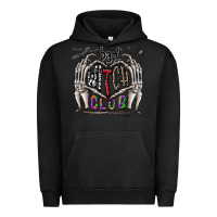 Pigment Black bad witch club Urban Hoodie - CowhideDigitalArt