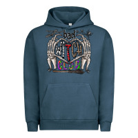 Pigment Midnight Navy bad witch club Urban Hoodie - CowhideDigitalArt