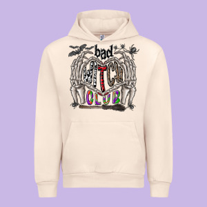 Bad Witch Club Urban Hoodie Designed By Cowhidedigitalart