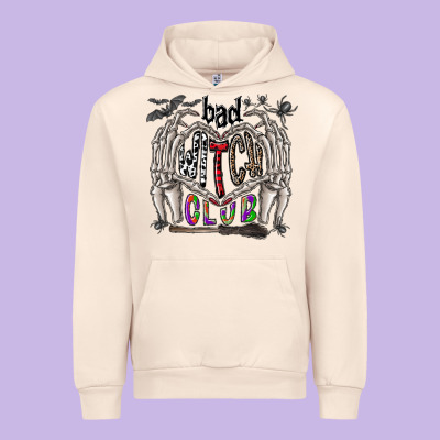 Bad Witch Club Urban Hoodie Designed By Cowhidedigitalart