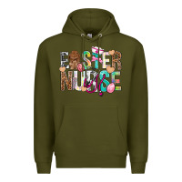 Army Green Easter Nurse Easter Day Premium Hoodie - Neo Western