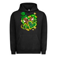 Pigment Black St. Patrick's Day lucky heart Urban Hoodie - Neo Western