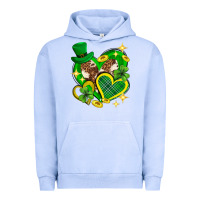 Pigment Grape Ice St. Patrick's Day lucky heart Urban Hoodie - Neo Western