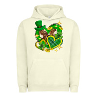 Pigment Pistachio St. Patrick's Day lucky heart Urban Hoodie - Neo Western