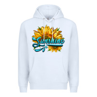 White sunshine Premium Hoodie - HRA Design Shop