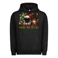 Pigment Black merry christmas buffalo afro gnomies Urban Hoodie - FaDigitalArtStudio