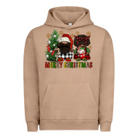 Pigment Burro merry christmas buffalo afro gnomies Urban Hoodie - FaDigitalArtStudio