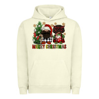 Pigment Pistachio merry christmas buffalo afro gnomies Urban Hoodie - FaDigitalArtStudio