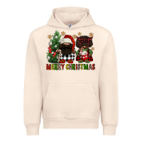Sandshell merry christmas buffalo afro gnomies Urban Hoodie - FaDigitalArtStudio