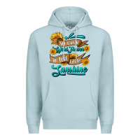 Blue Mist she was a wild flower in love with the sunshine Premium Hoodie - HRA Design Shop