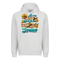 Dove Grey she was a wild flower in love with the sunshine Premium Hoodie - HRA Design Shop