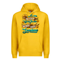 Lemon she was a wild flower in love with the sunshine Premium Hoodie - HRA Design Shop