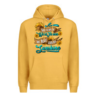 She Was A Wild Flower In Love With The Sunshine Premium Hoodie | Teevron
