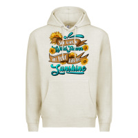 Oatmeal Heather she was a wild flower in love with the sunshine Premium Hoodie - HRA Design Shop
