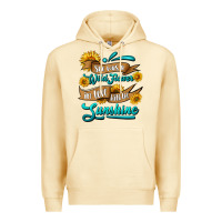 Pina Colada she was a wild flower in love with the sunshine Premium Hoodie - HRA Design Shop