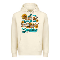 Sandshell she was a wild flower in love with the sunshine Premium Hoodie - HRA Design Shop