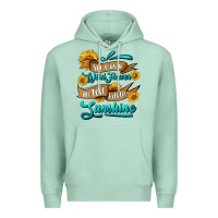 Seafoam she was a wild flower in love with the sunshine Premium Hoodie - HRA Design Shop